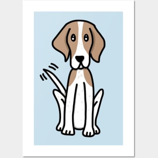 American Foxhound (Small Design) Posters and Art